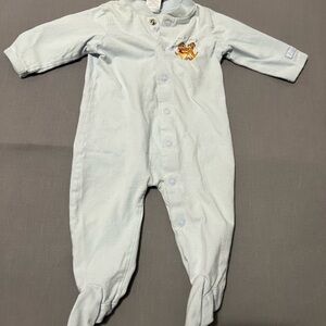 Vintage Disney‎ Baby Winnie The Pooh Baby Bodysuit Long Sleeve 3-6 Month Cotton